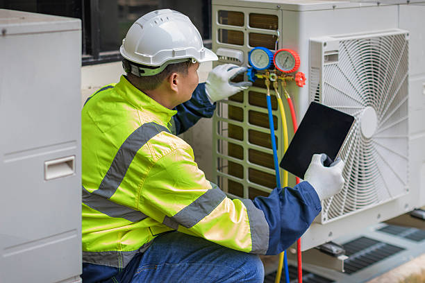 Professional Hvac technician working in Monterey, CA